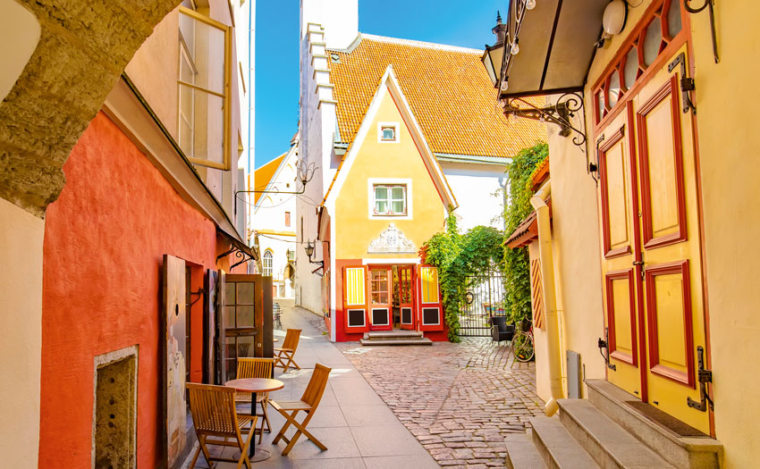 In der Altstadt von Tallinn