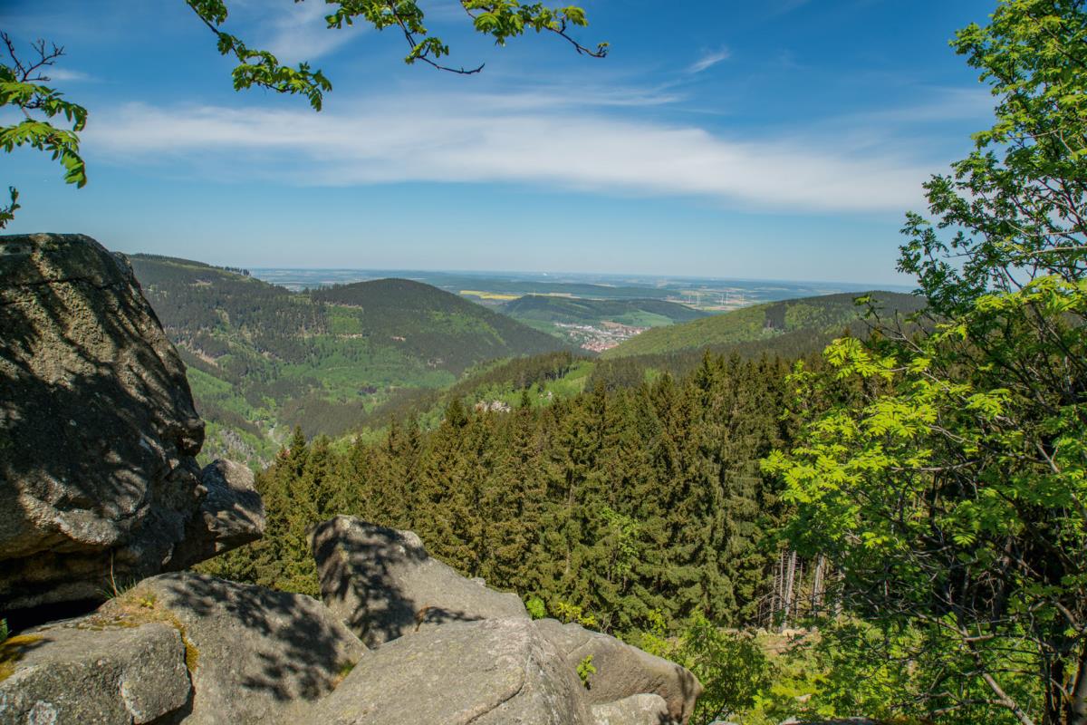 Blick über die Harzer Berge
