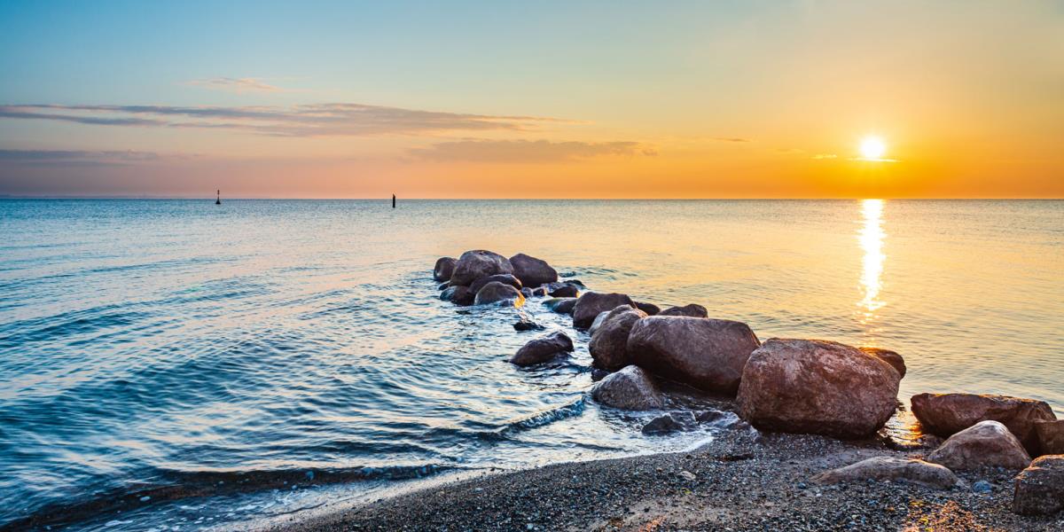 Sonnenuntergang am Timmendorfer Strand